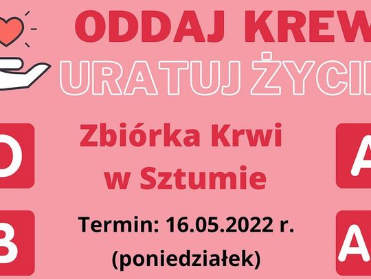 Zbiórka drogocennej krwi. Krwiobus wkrótce w Sztumie!