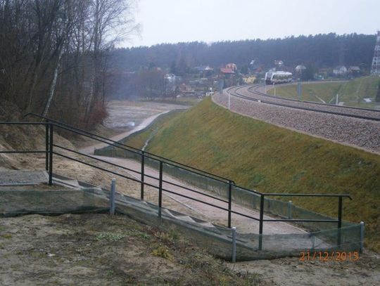 Zbiornik Kiełpinek z nową ścieżką