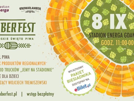Zbliża się 4. edycja Amber Fest – największego w Polsce północnej święta piwa. 