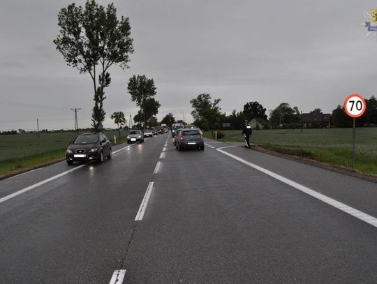 Zderzenie 4 aut na Siódemce