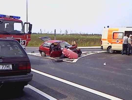 Zderzenie citroena z audi – cztery osoby ranne