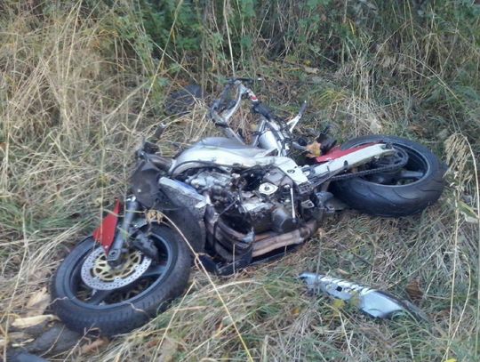 Zderzenie dwóch samochodów z motocyklem na DK 22!