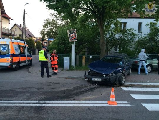 Zderzenie na skrzyżowaniu Ofiar Piaśnicy i Krasińskiego