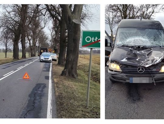 Zderzenie z kołem zapasowym