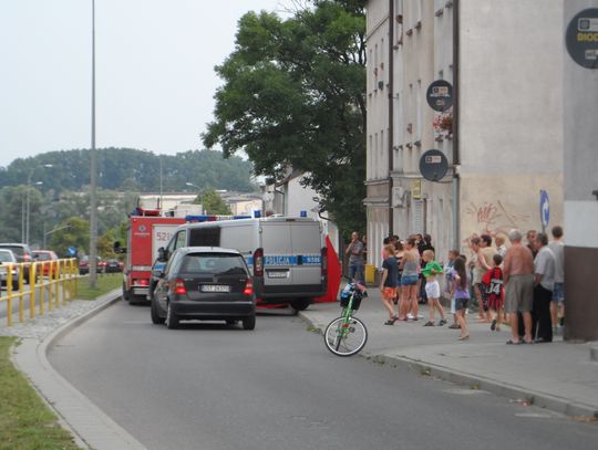 ZDJĘCIA Śmierć w centrum miasta - co było przyczyną?