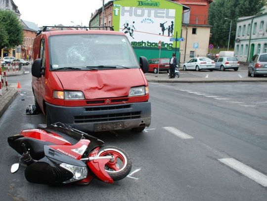 Zginął 77–letni kierowca skutera
