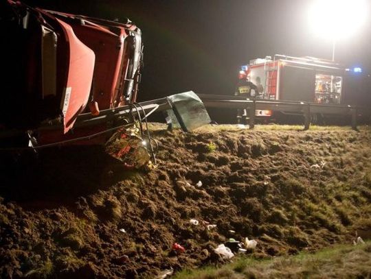 Zginął kierowca ciężarówki na trasie Człuchów – Chojnice