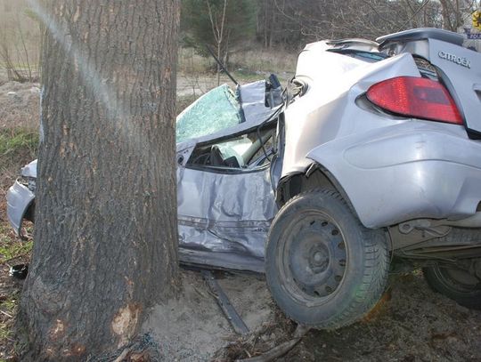 Zginął kierowca citroena