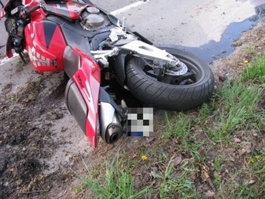 Zginął młody motocyklista