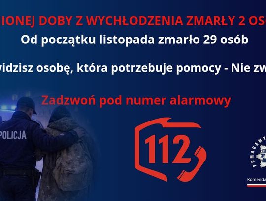 Zimno zabija. Nie bądź obojętny – reaguj!