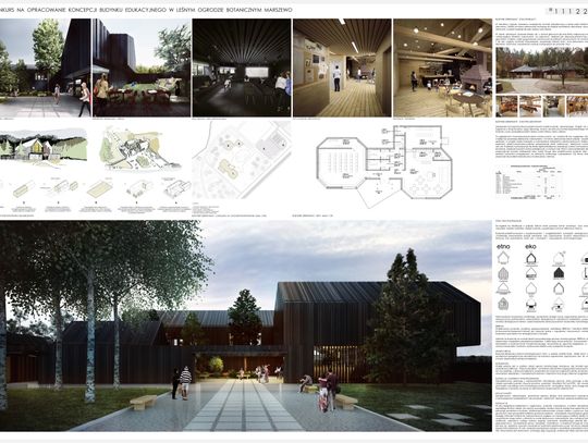 Znamy projekt budynku edukacyjnego w ogrodzie botanicznym Marszewo