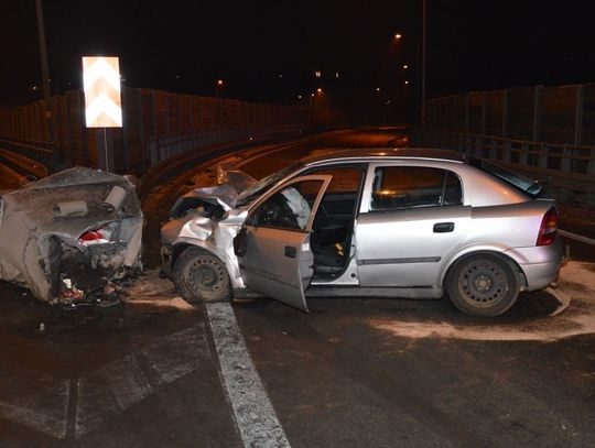 Zniszczył barierę energochłonną i zaczął uciekać wzdłuż obwodnicy. Miał ponad promil alkoholu.