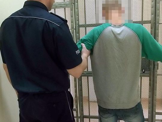 Zniszczył mienie i naruszył nietykalność policjantów