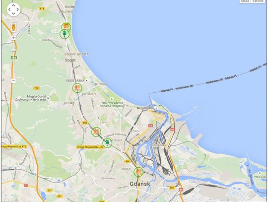 Zobacz pociągi na interaktywnej mapie