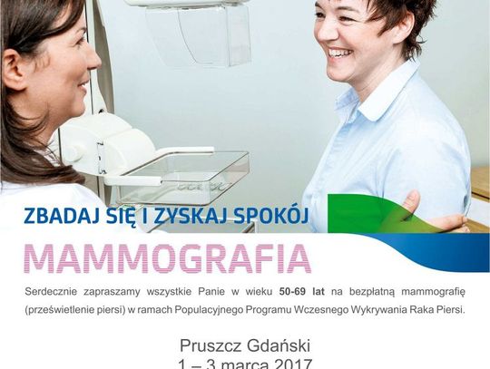 Zrób mammografię na Dzień Kobiet!   