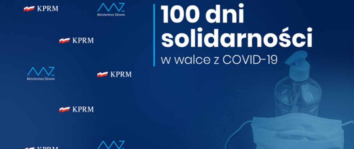 100 dni solidarności w walce z COVID19 - plan działania na nadchodzący czas 