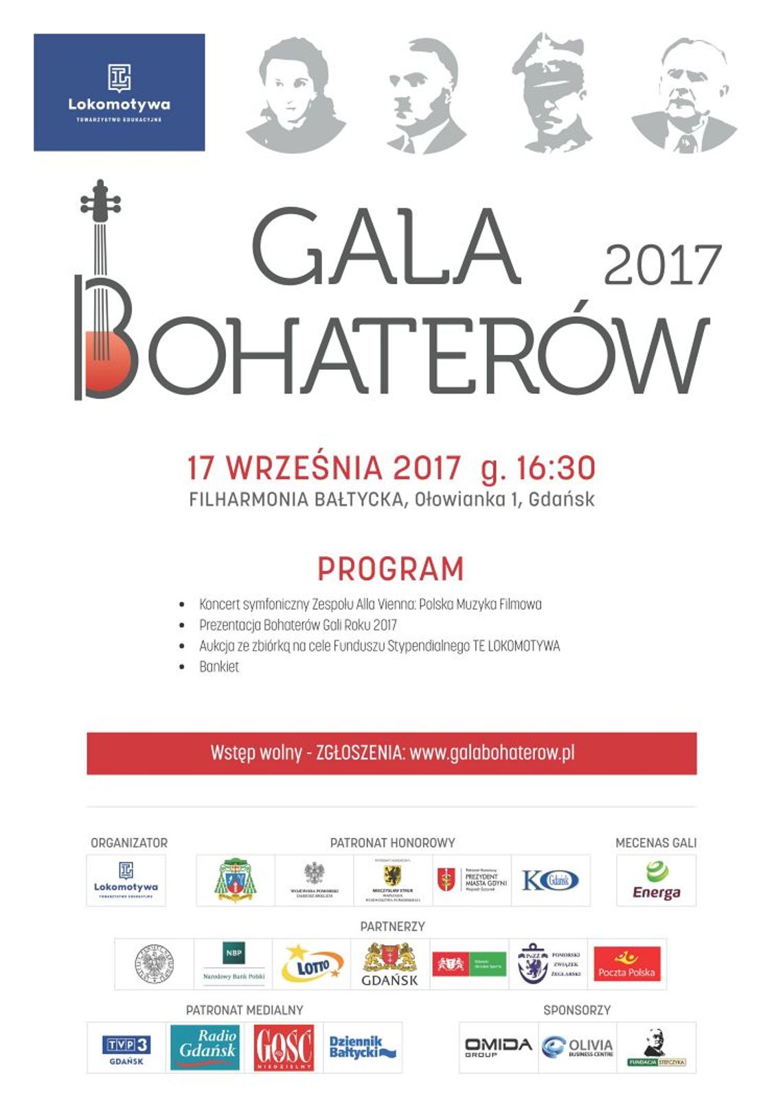 17 września w Gdańsku Gala Bohaterów