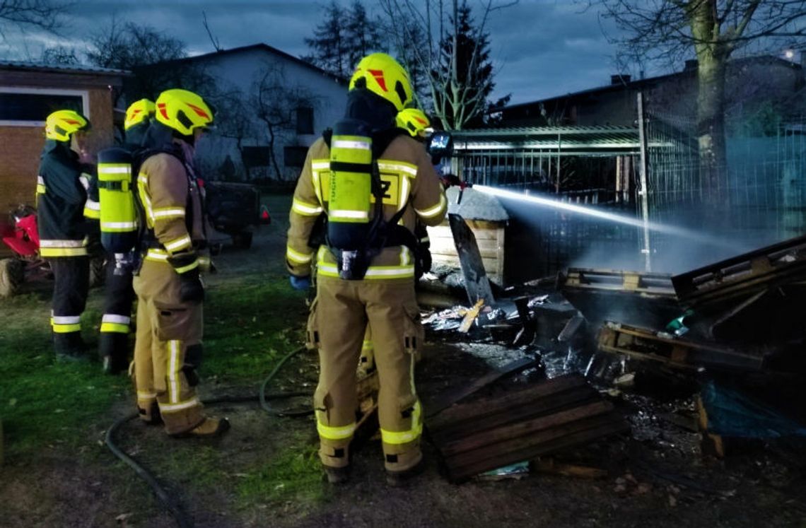 18 listopada br. doszło do pożaru budynku gospodarczego w Modrzejewie