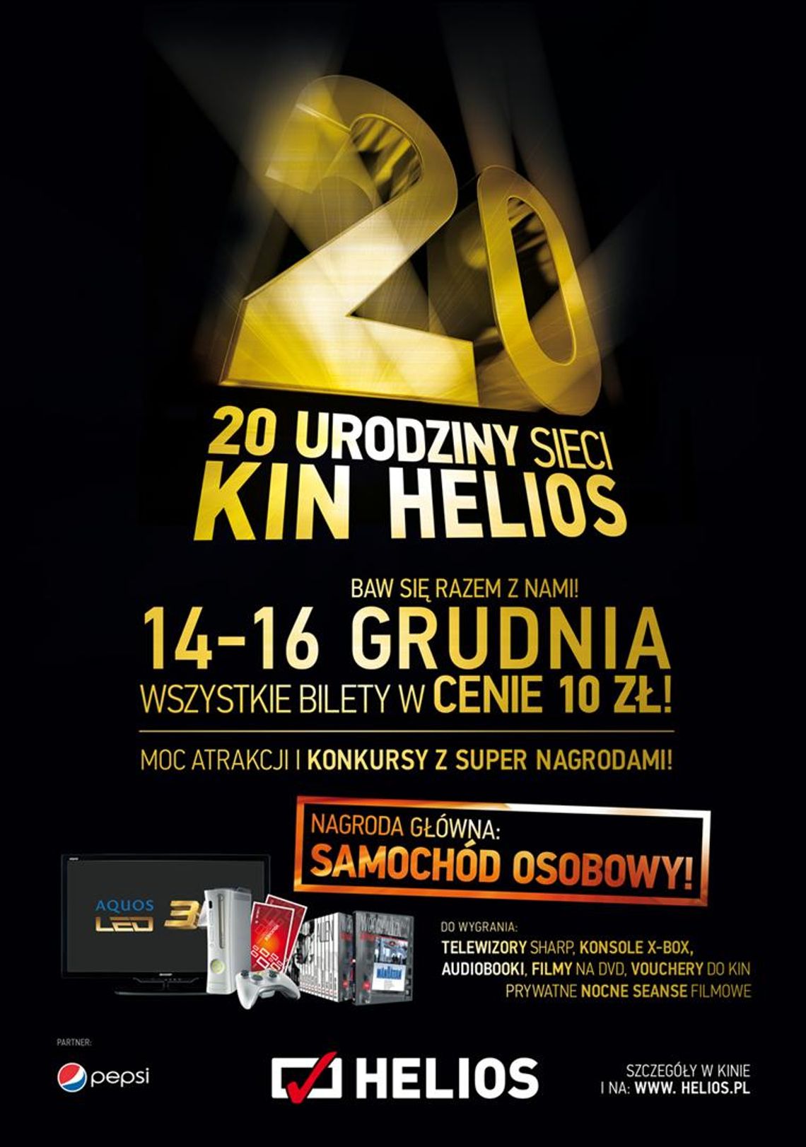 20. urodziny kina Helios pełne wrażeń