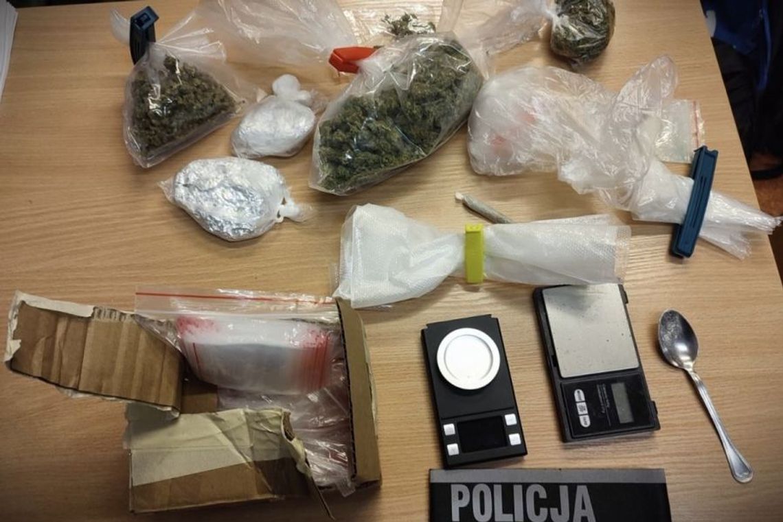 24-latek aresztowany ze sporą ilością narkotyków...