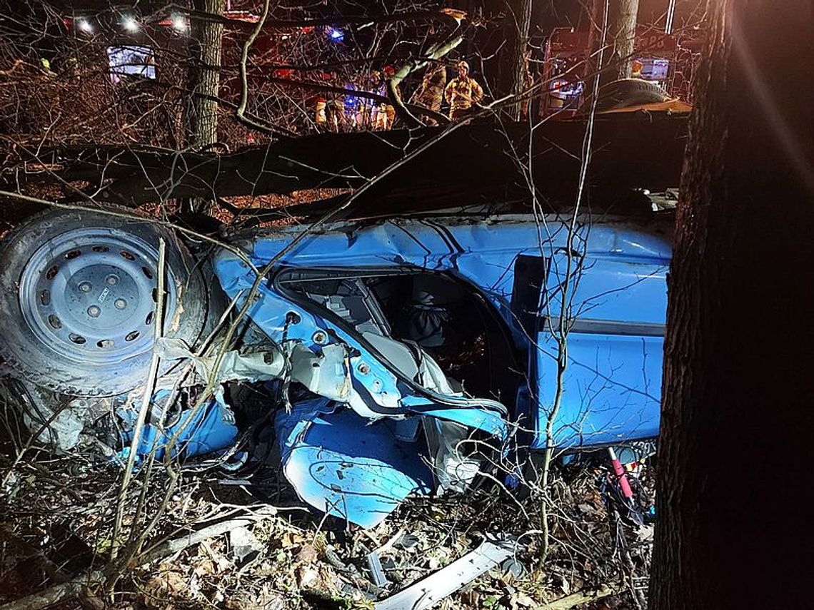 24-letni kierowca zginął w wypadku w Babim Dole