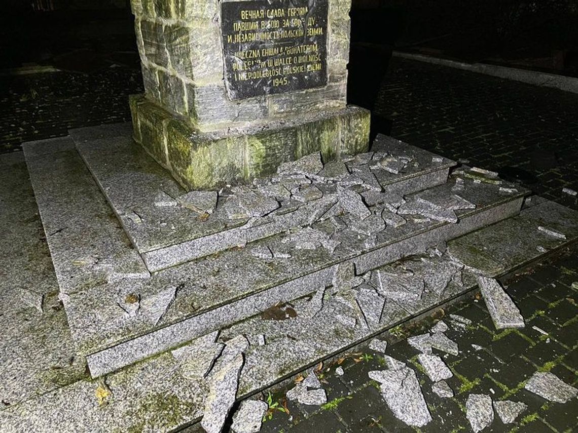 38-latek usłyszał trzy zarzuty za zniszczenie cmentarza w Kartuzach