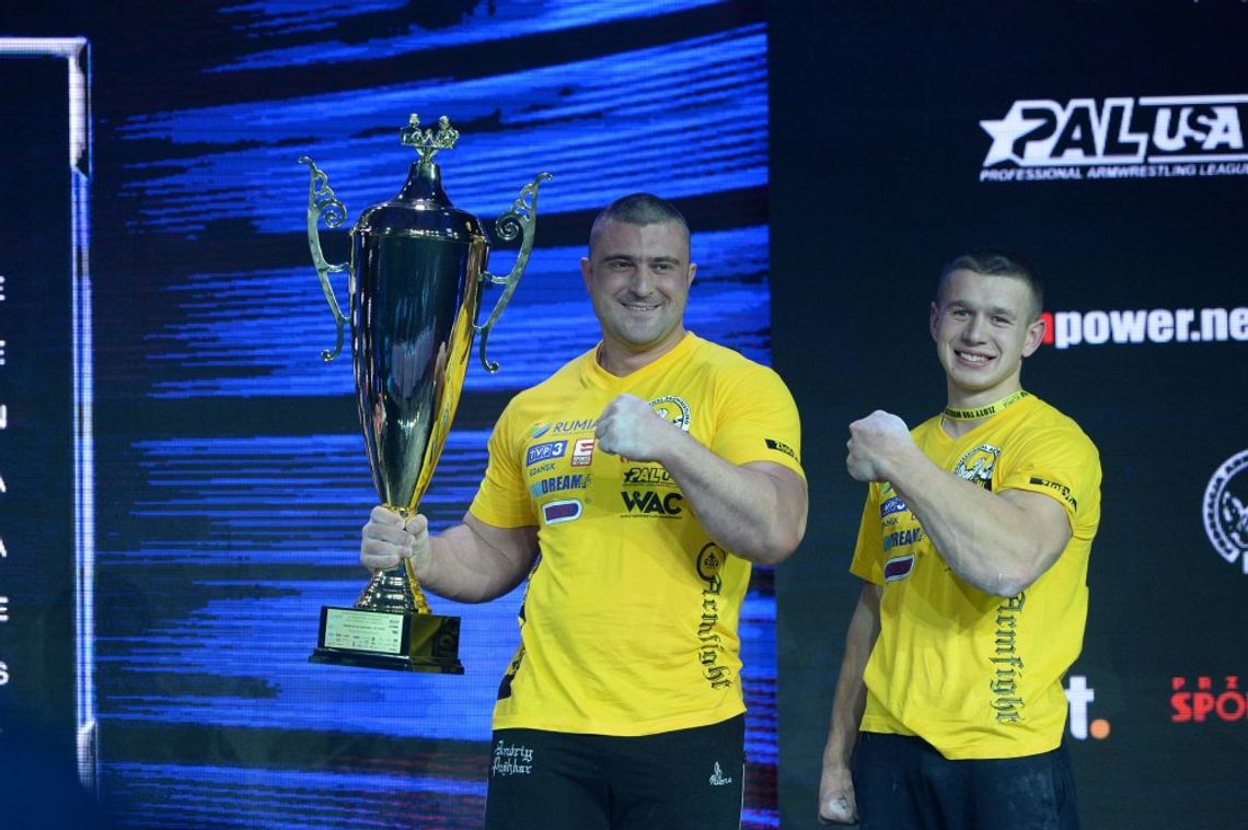 4 medale Polaków w Pucharze Świata Zawodowców w Armwrestlingu