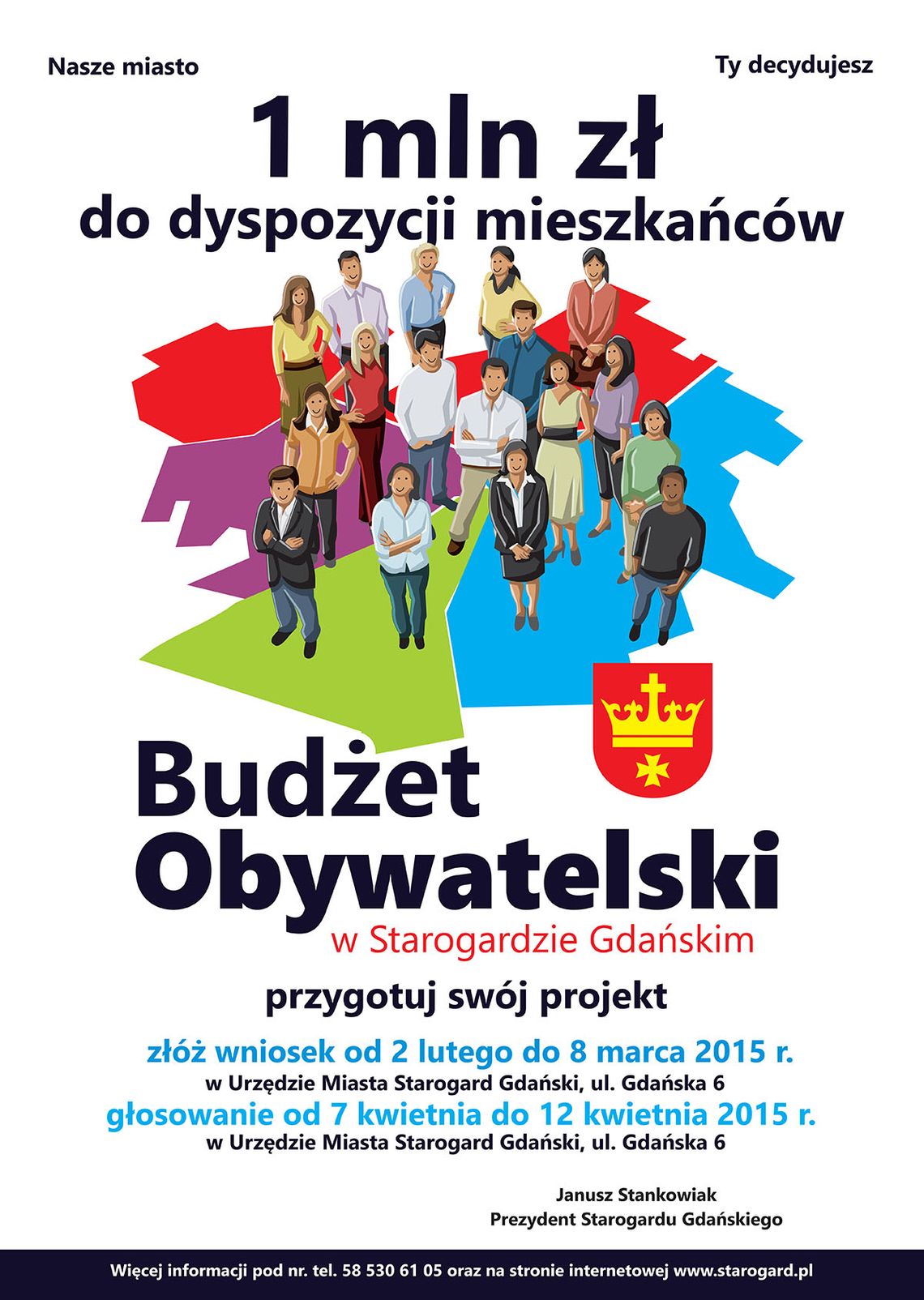 61 projektów - tyle pomysłów mają mieszkańcy na Budżet Obywatelski
