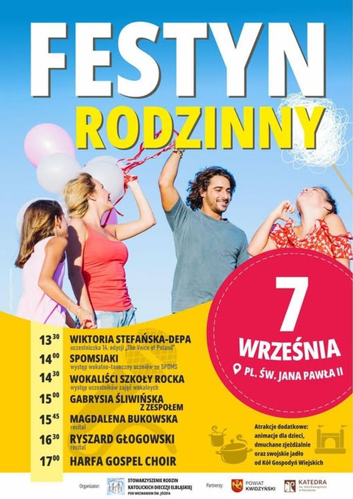 7 września 2025 r. - Festyn Rodzinny w Kwidzynie! 7 września 2025 r. - Festyn Rodzinny w Kwidzynie!