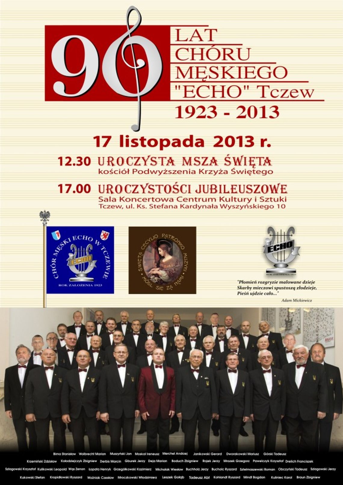 90 lat Chóru Męskiego Echo 90 lat Chóru Męskiego Echo