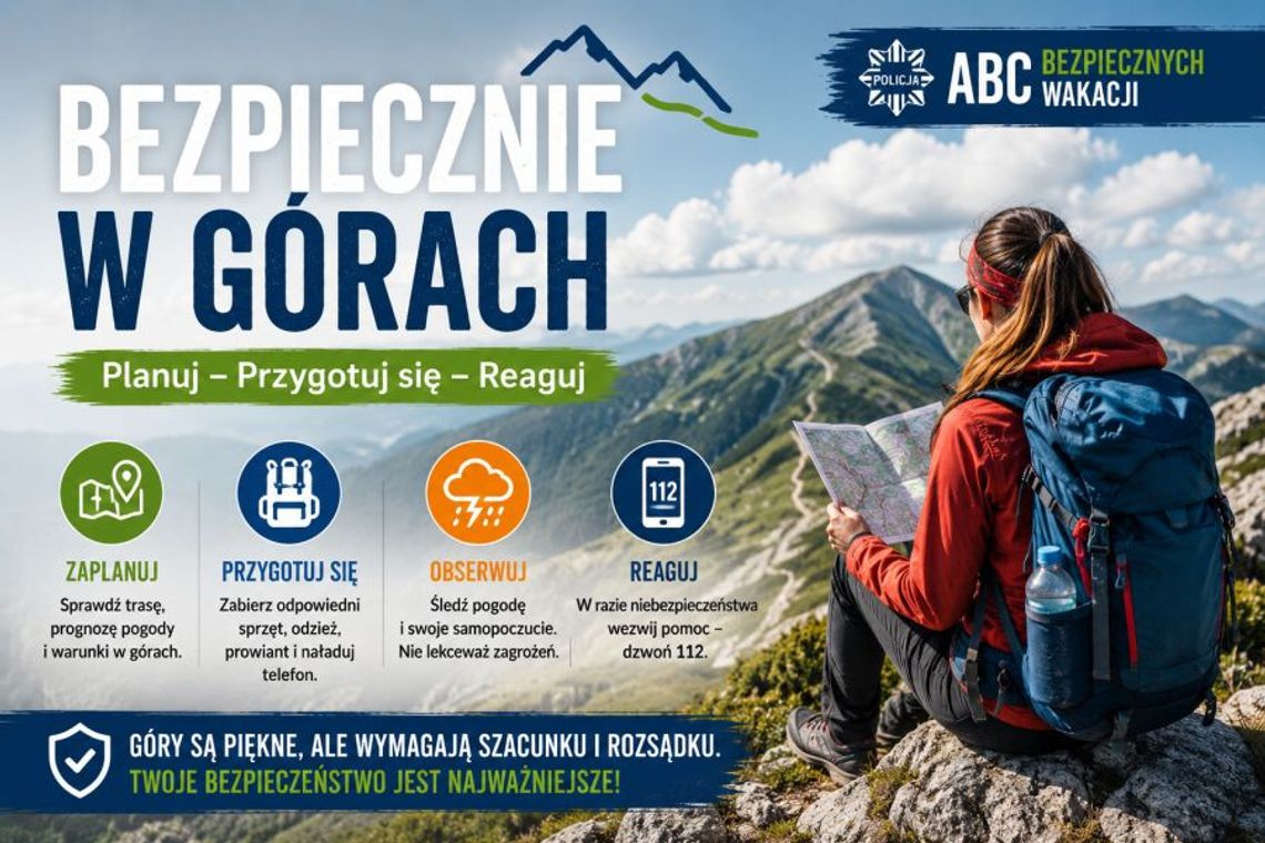 ABC Bezpiecznych Wakacji. Policjanci ruszają z letnią akcją informacyjną