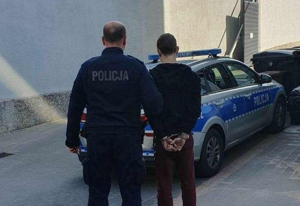 Agresywny 20-latek zatrzymany za posiadanie znacznych ilości mefedronu