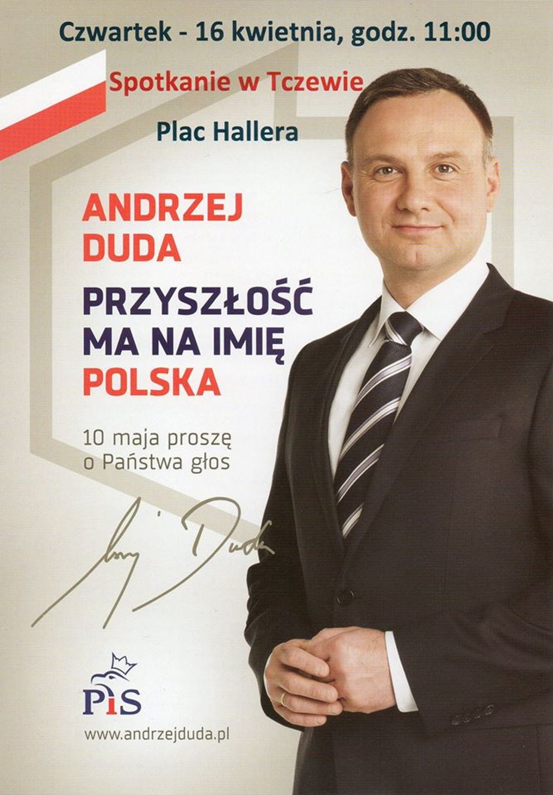 Andrzej Duda w Tczewie!