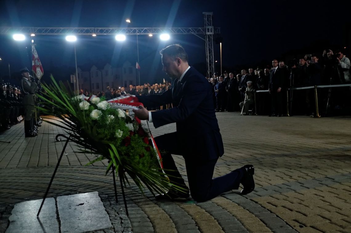  Andrzej Duda w Tczewie. Prezydent oddał hołd ofiarom wojny