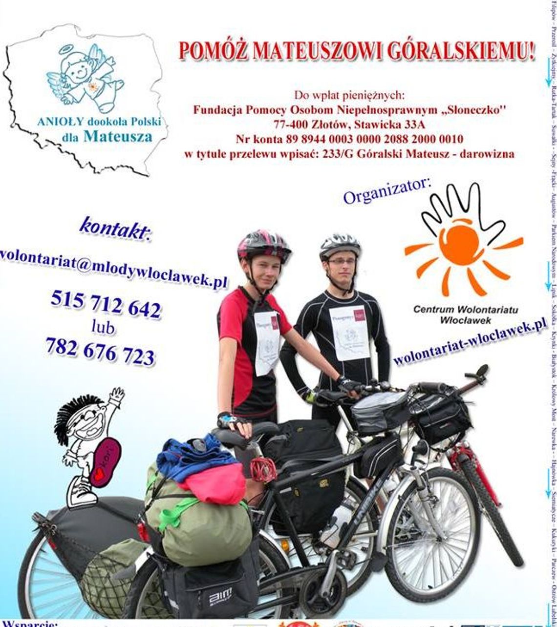 Anioły dookoła Polski dla Mateusza