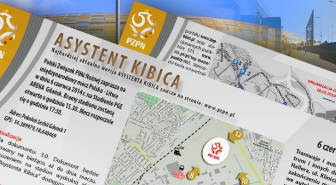 Asystent Kibica mecz Polski z Litwą Asystent Kibica mecz Polski z Litwą