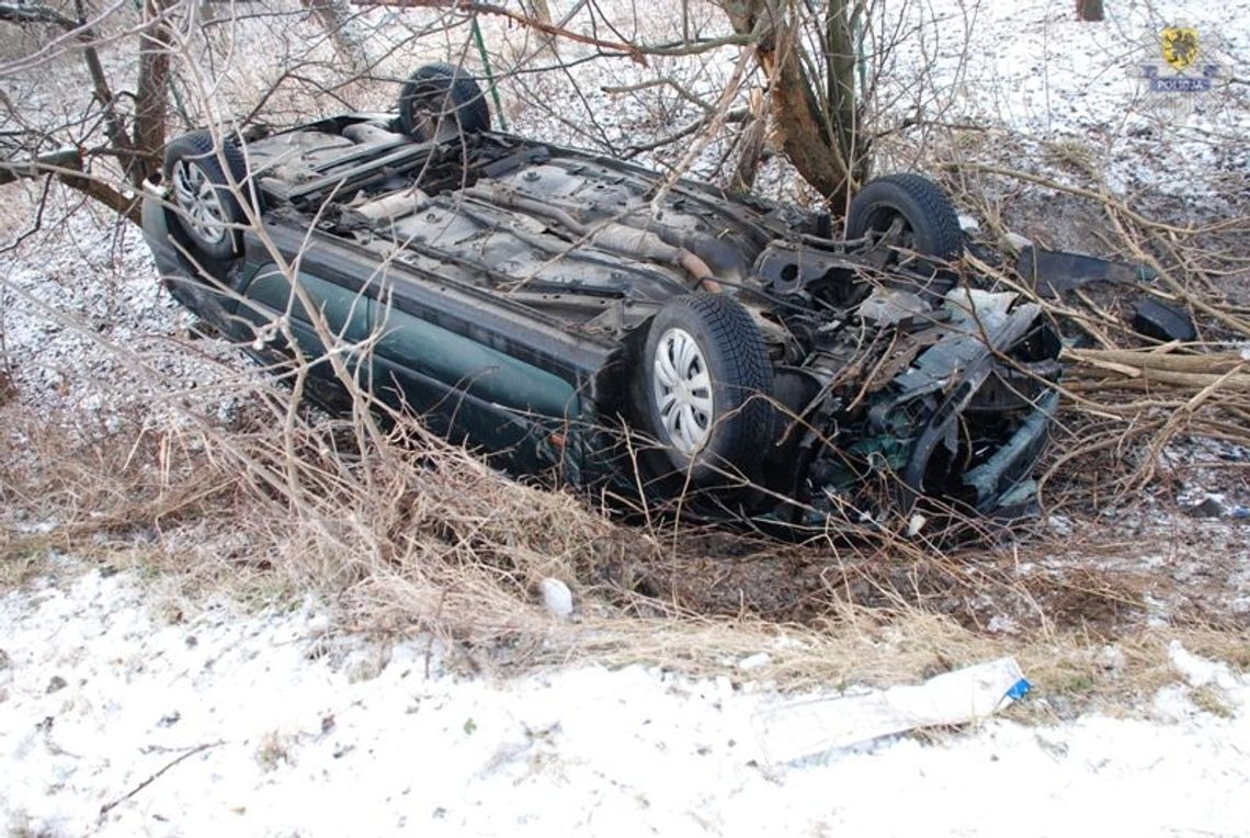 Auto dachowało w Bogatce