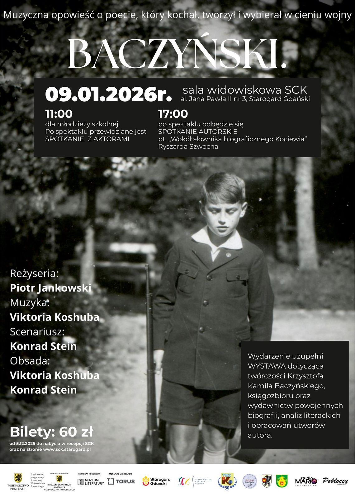 „Baczyński” - spektakl o miłości silniejszej niż śmierć i słowie mocniejszym niż kul