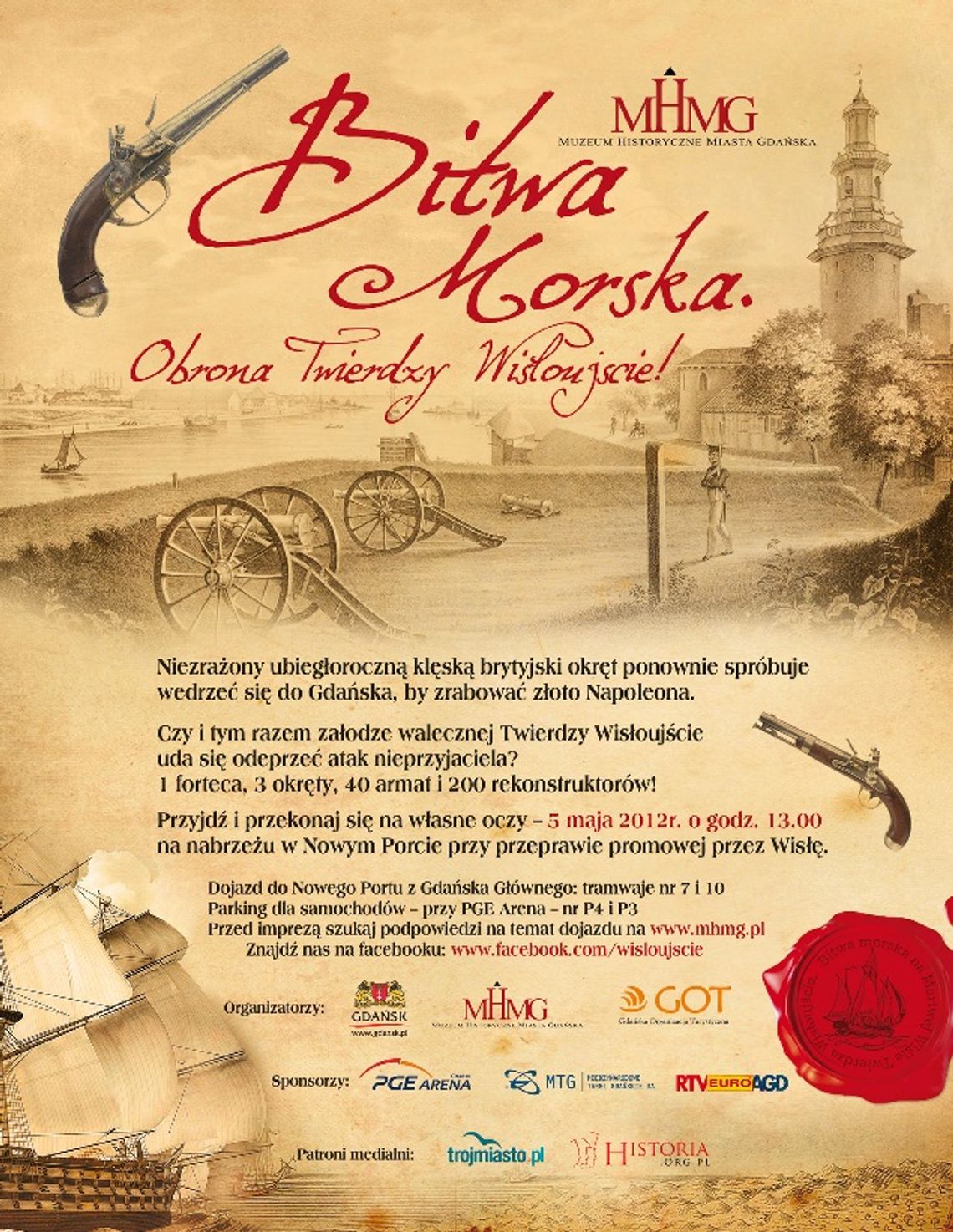 Będzie Bitwa Morska o Twierdzę Wisłoujście