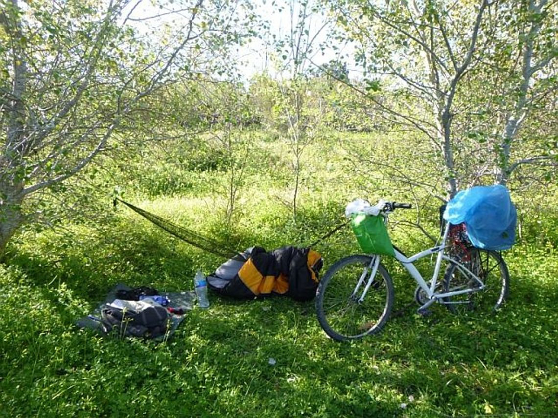 Bez telefonu i zegarka - na rowerze zwiedzał świat