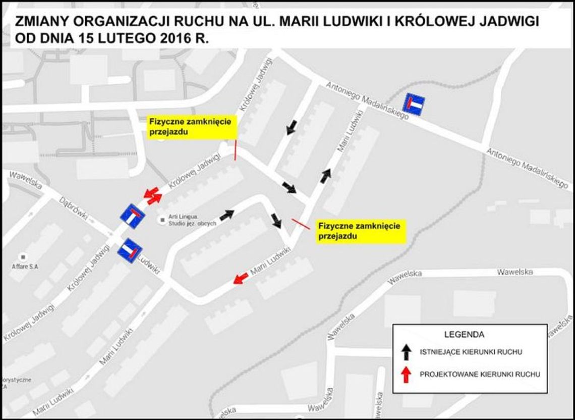 Bezpieczniej na Marii Ludwiki i Królowej Jadwigi