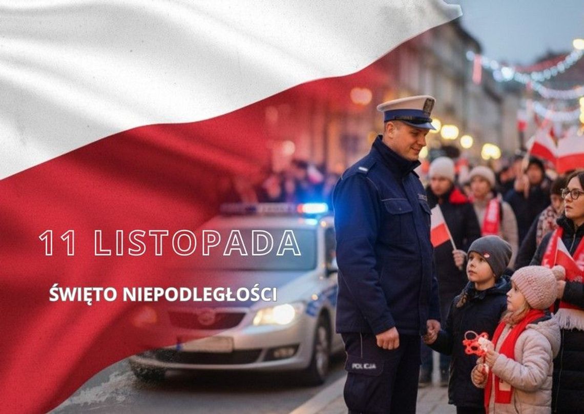 Bezpieczny 11 listopada – policjanci czuwają razem nad Świętem Niepodległości Bezpieczny 11 listopada – policjanci czuwają razem nad Świętem Niepodległości