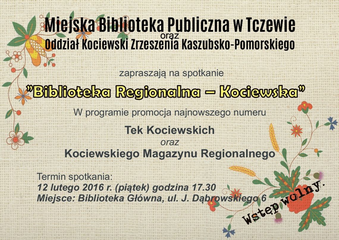 „Biblioteka Regionalna – Kociewska”