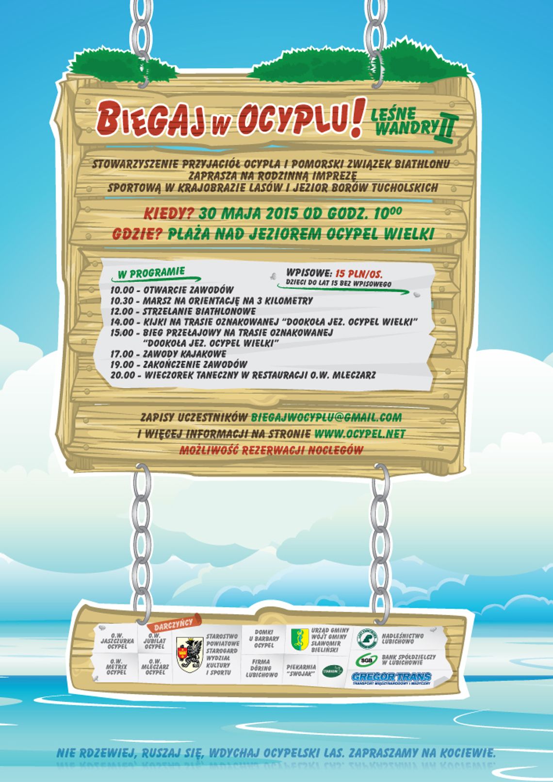 Biegaj w Ocyplu! - Leśne Wandry II Biegaj w Ocyplu! - Leśne Wandry II