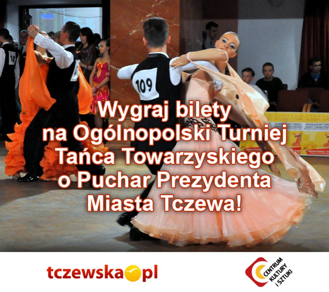 Bilety na Turniej Tańca Towarzyskiego rozdane Bilety na Turniej Tańca Towarzyskiego rozdane
