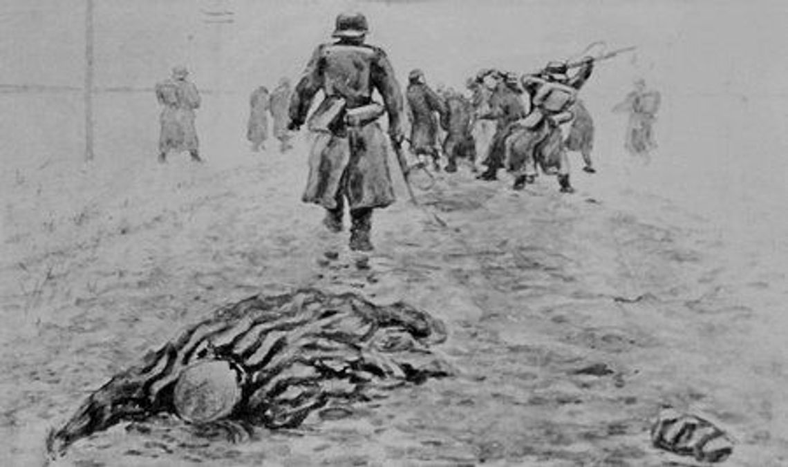 Brnąc w głębokim śniegu