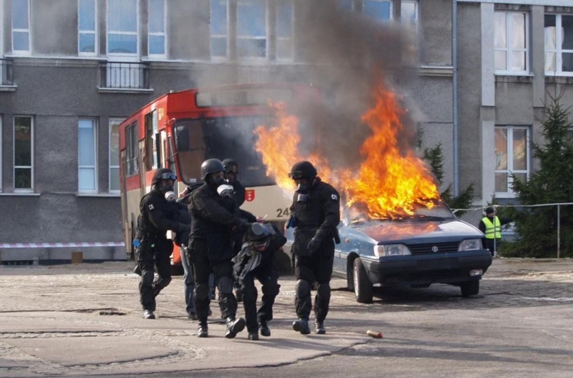 Brygada antyterrorystyczna w akcji na Politechnice Gdańskiej