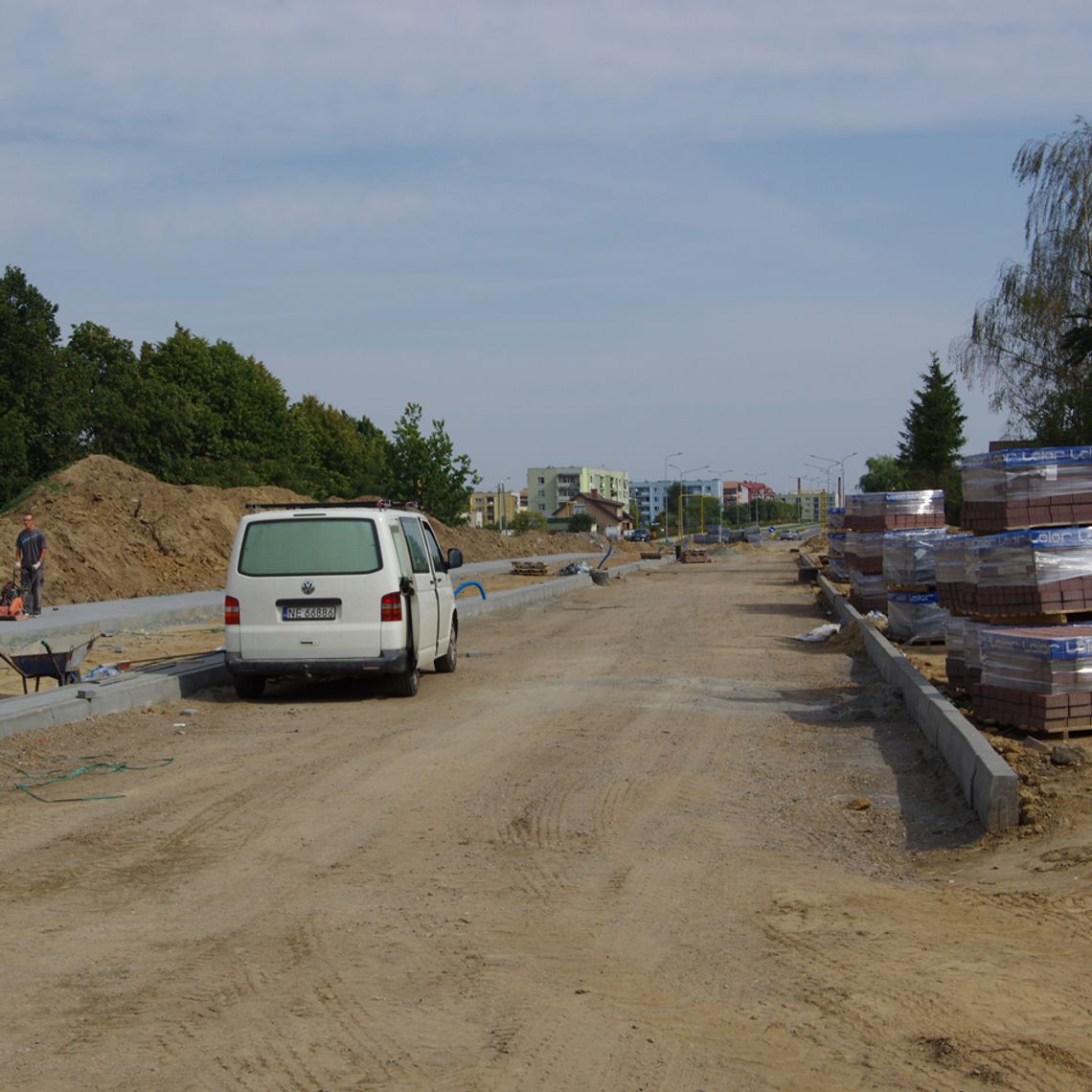 Budowa nowego skrzyżowania bez większych utrudnień Budowa nowego skrzyżowania bez większych utrudnień