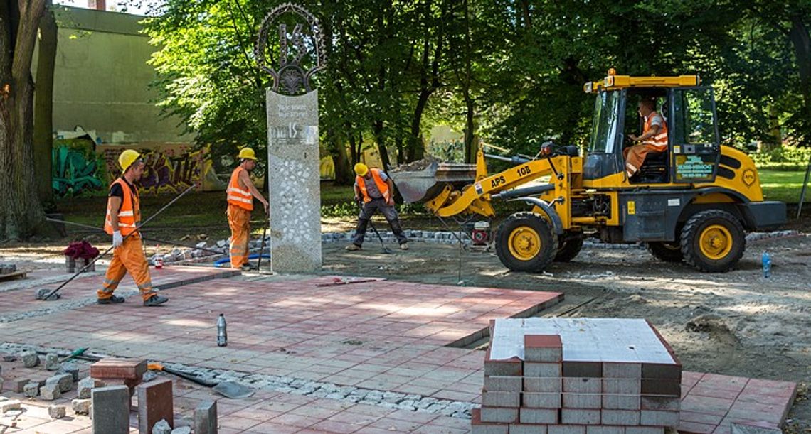 Budują deptak w Wejherowie