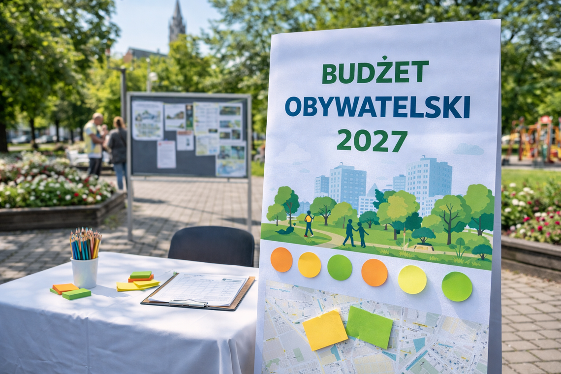 Budżet Obywatelski 2027: 20 pomysłów mieszkańców na zmiany w mieście Budżet Obywatelski 2027: 20 pomysłów mieszkańców na zmiany w mieście